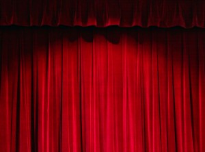 Red Theater Curtain